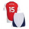 Arsenal Jakub Kiwior #15 Heimtrikot 2024-25 Kurzarm (+ kurze hosen)